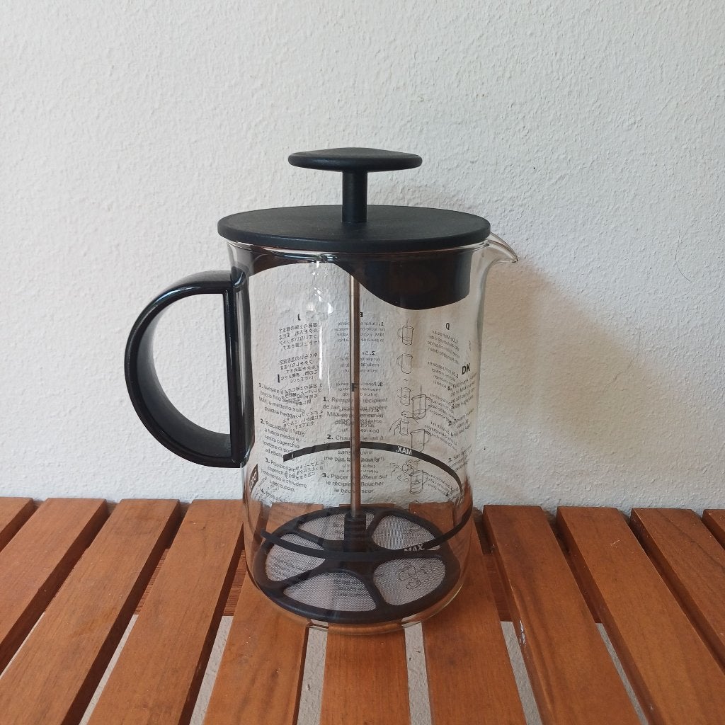 Bodum melkopschuimer, Witgoed en Apparatuur, Melkopschuimers, Ophalen of Verzenden, Gebruikt, Handmatige melkopschuimer