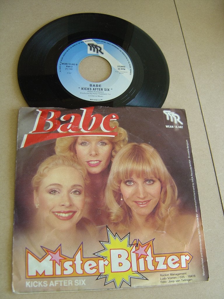 Vintage Vinyl singel: Babe met o.a. Mister Blitzer, Ophalen of Verzenden, Zo goed als nieuw