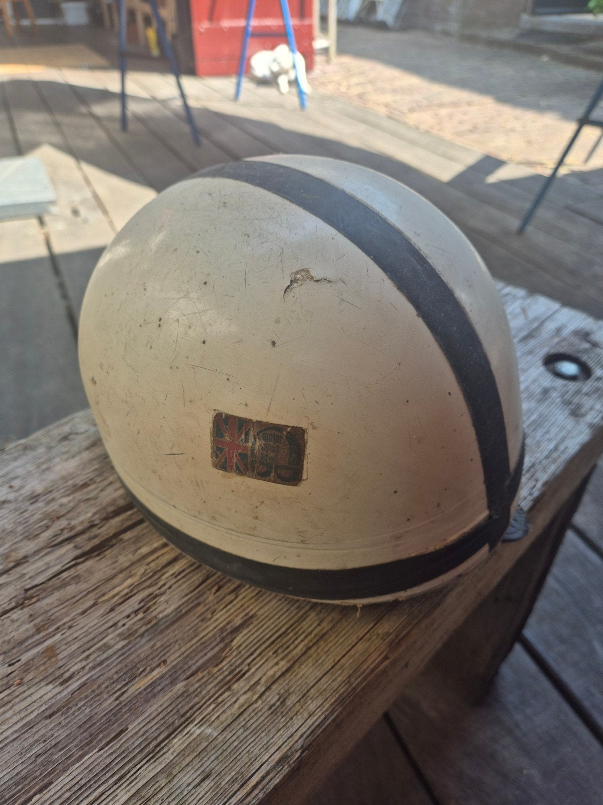 Vintage Cromwell motorhelm - Maat L - Made in England, Overige typen, Cromwell, Heren, Ophalen of Verzenden