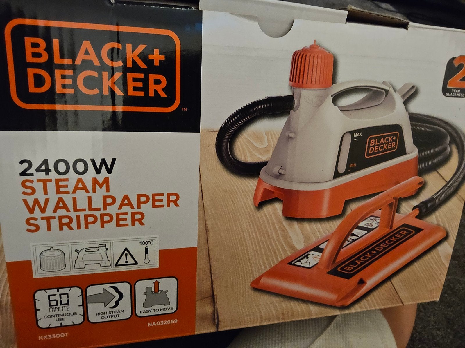 Black+Decker 2400W Stoom Behangafstomer KX3300T, Ophalen, Zo goed als nieuw, Overige typen