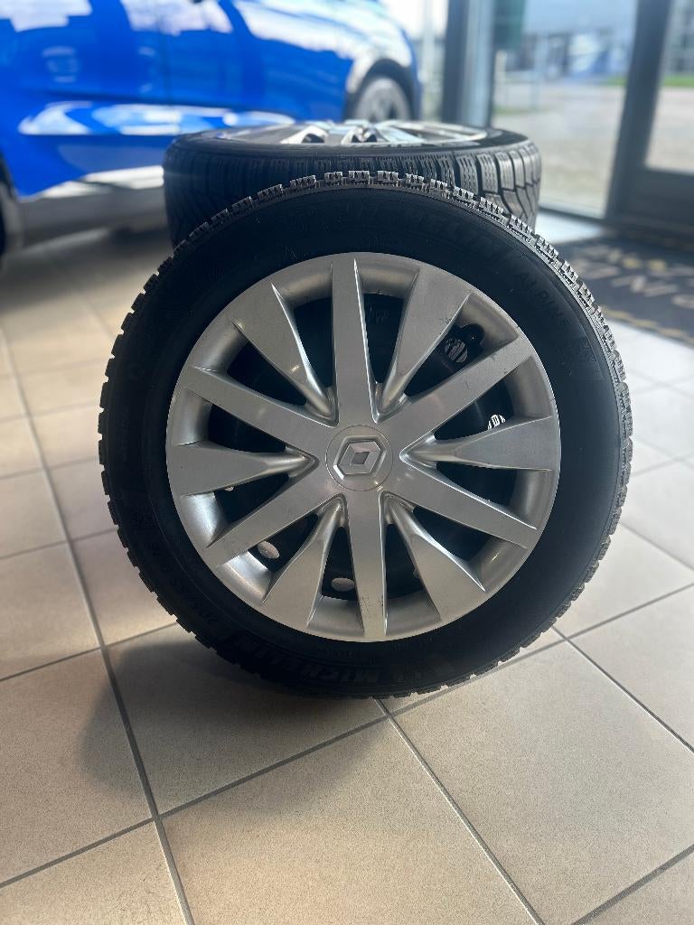 Renault Mégane/Scénic 3 velgen incl. Michelin band 205/55R16, Ophalen, Gebruikt, 16 inch, Banden en Velgen