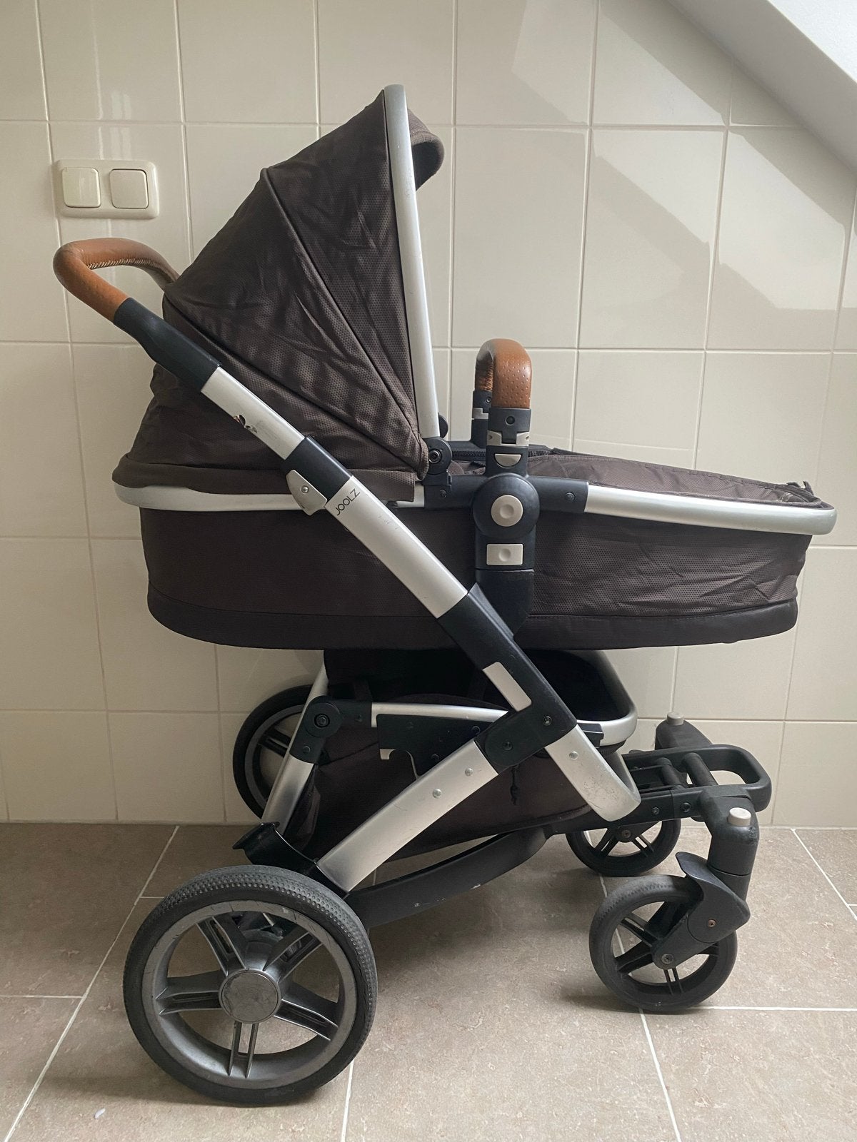 Joolz Geo Combiwagen met Reiswieg en Voetenzak, Kinderen en Baby's, Kinderwagens en Combinaties, Gebruikt, Combiwagen, Met reiswieg