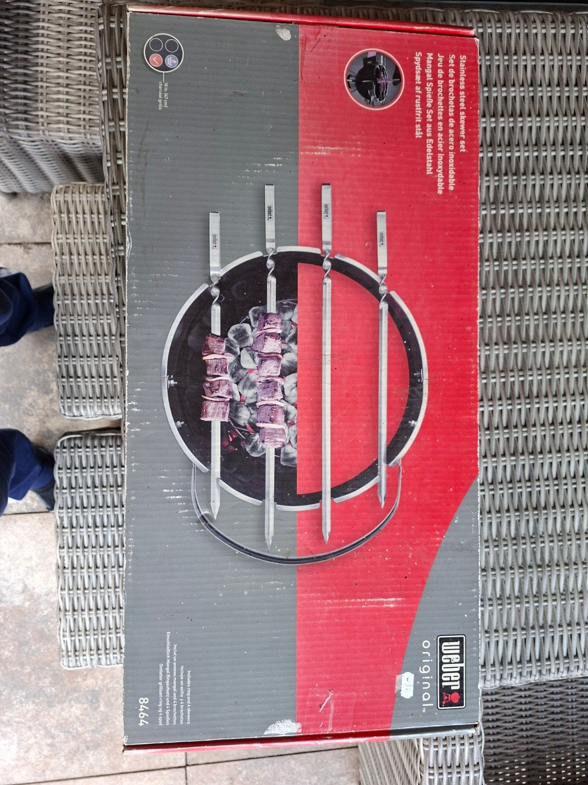 Weber RVS Spiesenset - Perfect voor BBQ, Ophalen, Nieuw, Weber