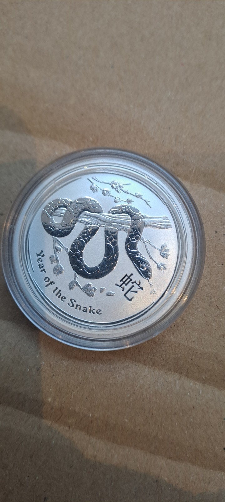 Lunar 2 Year of the Snake 1/2 oz Zilveren Munt, Ophalen of Verzenden, Oost-Azië, Losse munt, Zilver