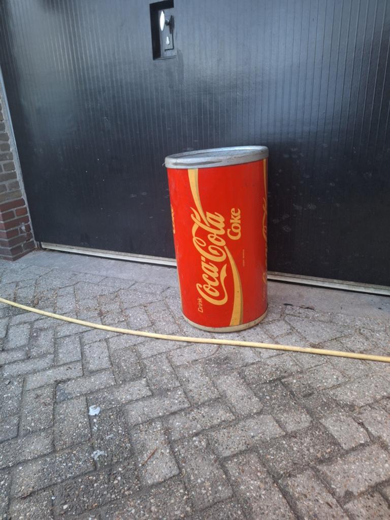 coca cola prullenbak, Ophalen, Gebruikt, Gebruiksvoorwerp, .