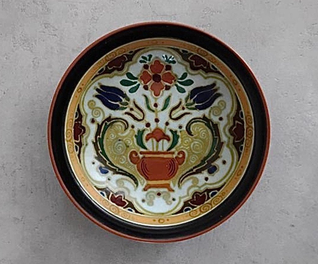 Plateel - Arnhem Holland - decor Persian - 22 cm - puntgaaf, Ophalen of Verzenden