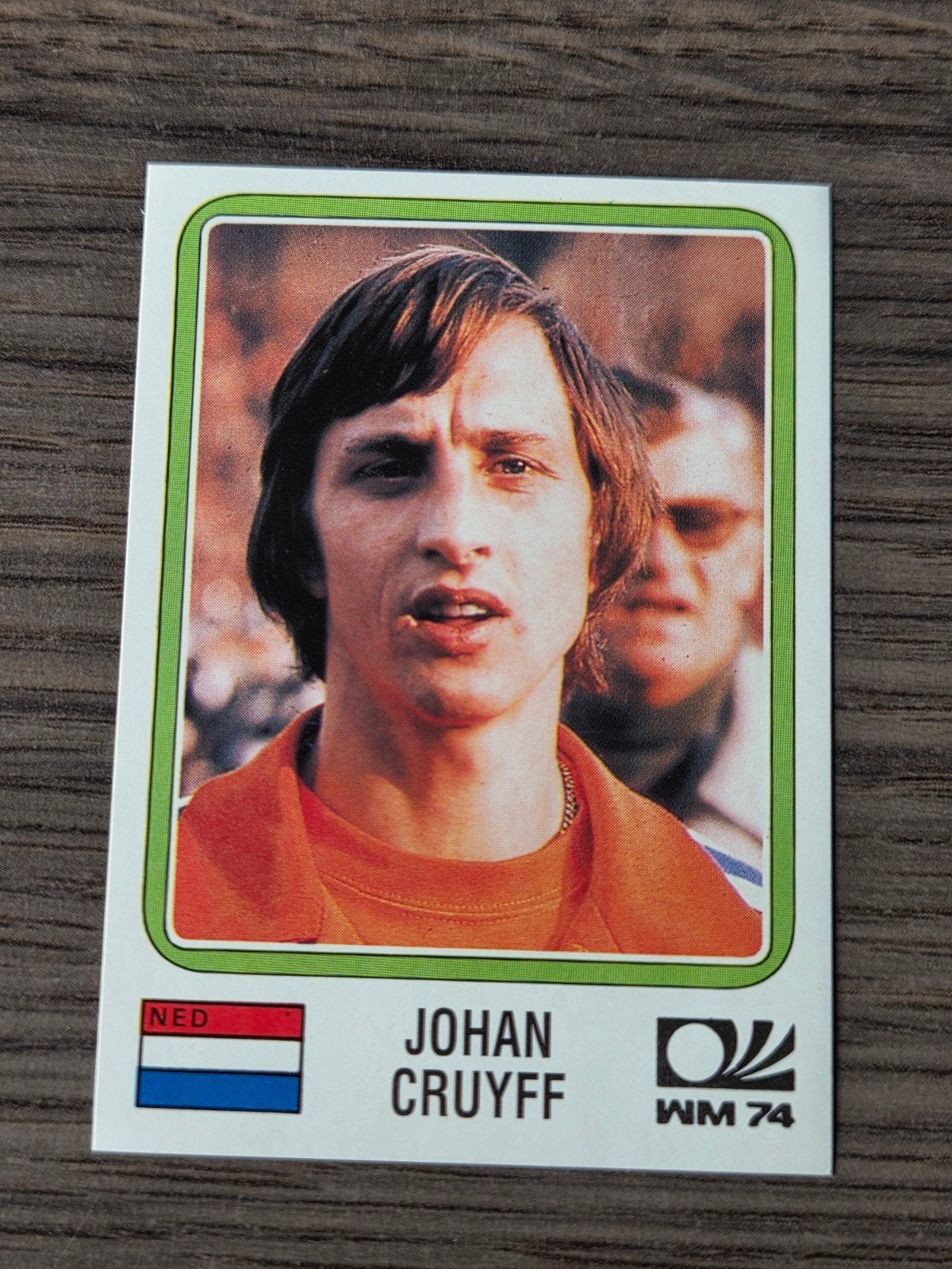 panini World Cup 1974 Johan Cruyff WCS Sonrics, Verzamelen, Ophalen of Verzenden, Zo goed als nieuw, Ajax, Poster, Plaatje of Sticker