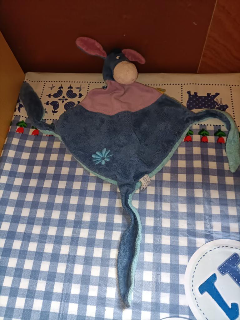 Eeyore ieoor knuffeldoekje, Ophalen of Verzenden, Zo goed als nieuw