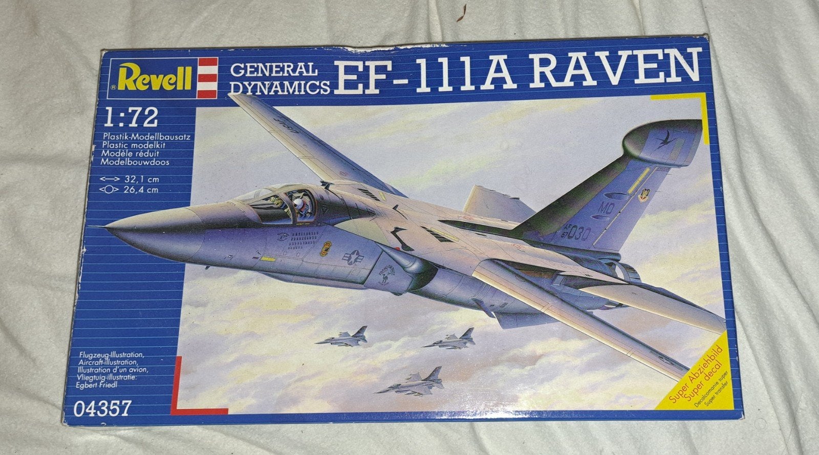 Revell EF-111A Raven Modelbouwkit 1:72, Ophalen of Verzenden