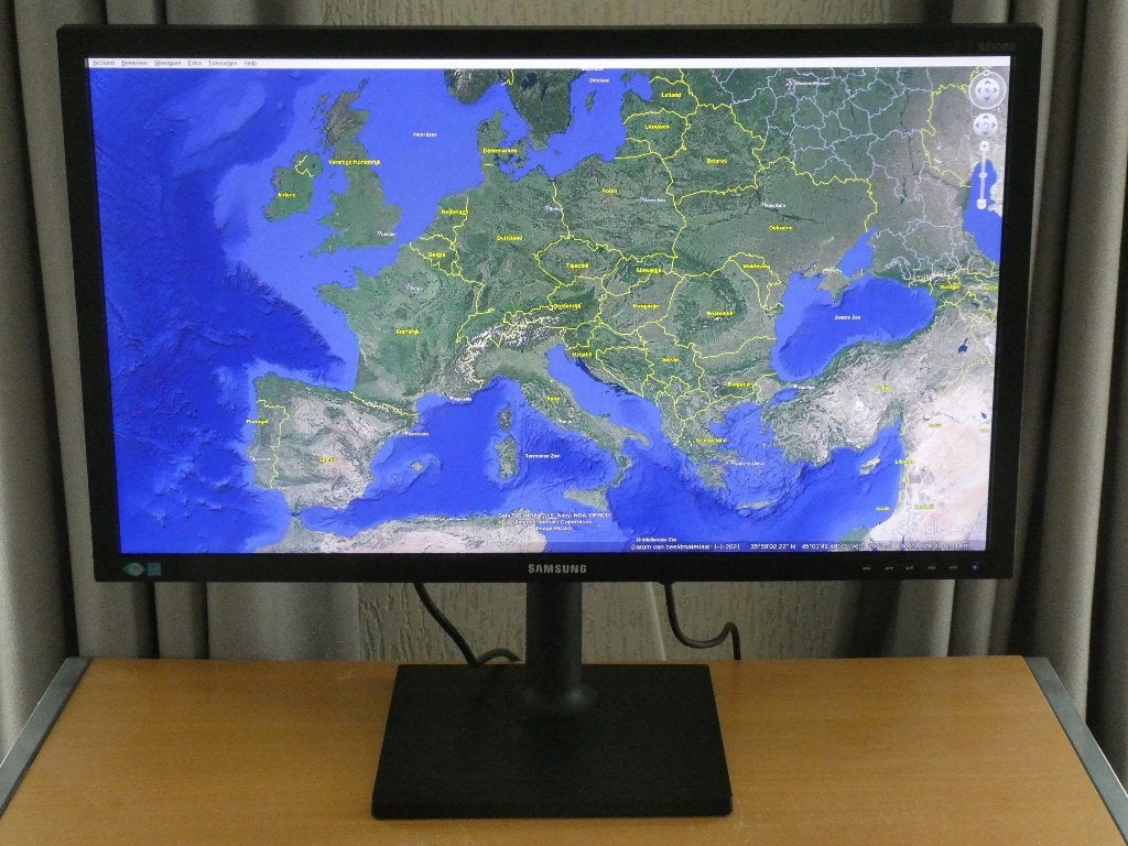 Monitor 27 inch (Samsung S27C450B), Ophalen, Full HD, Zo goed als nieuw, In hoogte verstelbaar