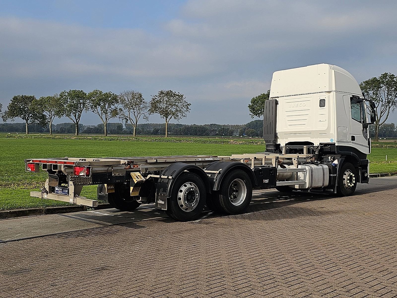 IVECO AS260S42 STRALIS 6x2 intarder alcoa's, Auto's, Automaat, Euro 6, Iveco, Verwarmde buitenspiegels
