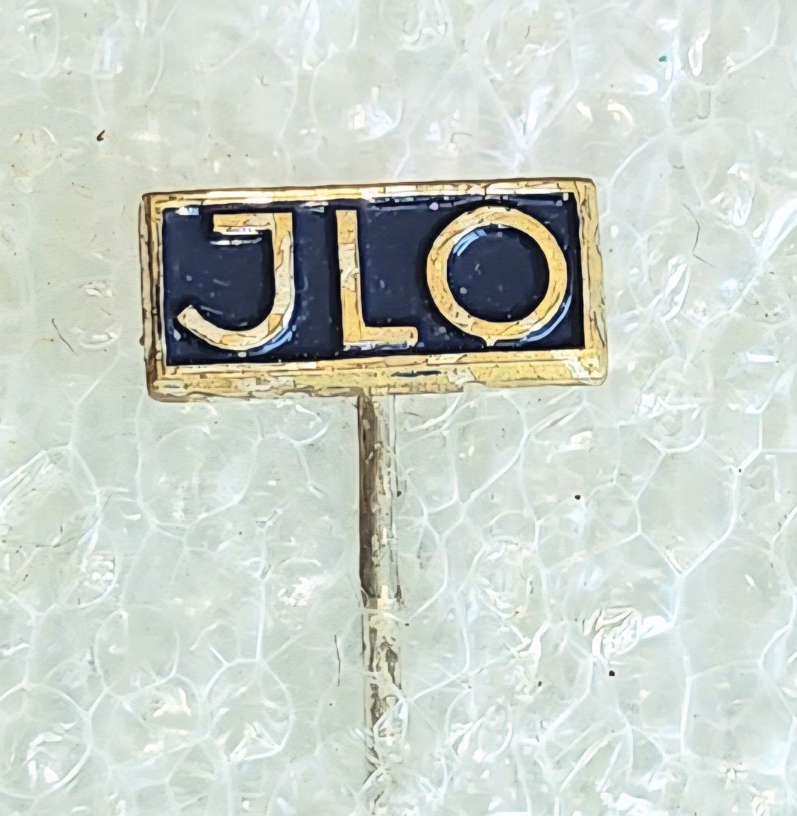 Vintage JLO Bromfiets Speldje, Verzamelen, Speldjes, Pins en Buttons, Gebruikt, Speldje of Pin, Transport, Ophalen of Verzenden