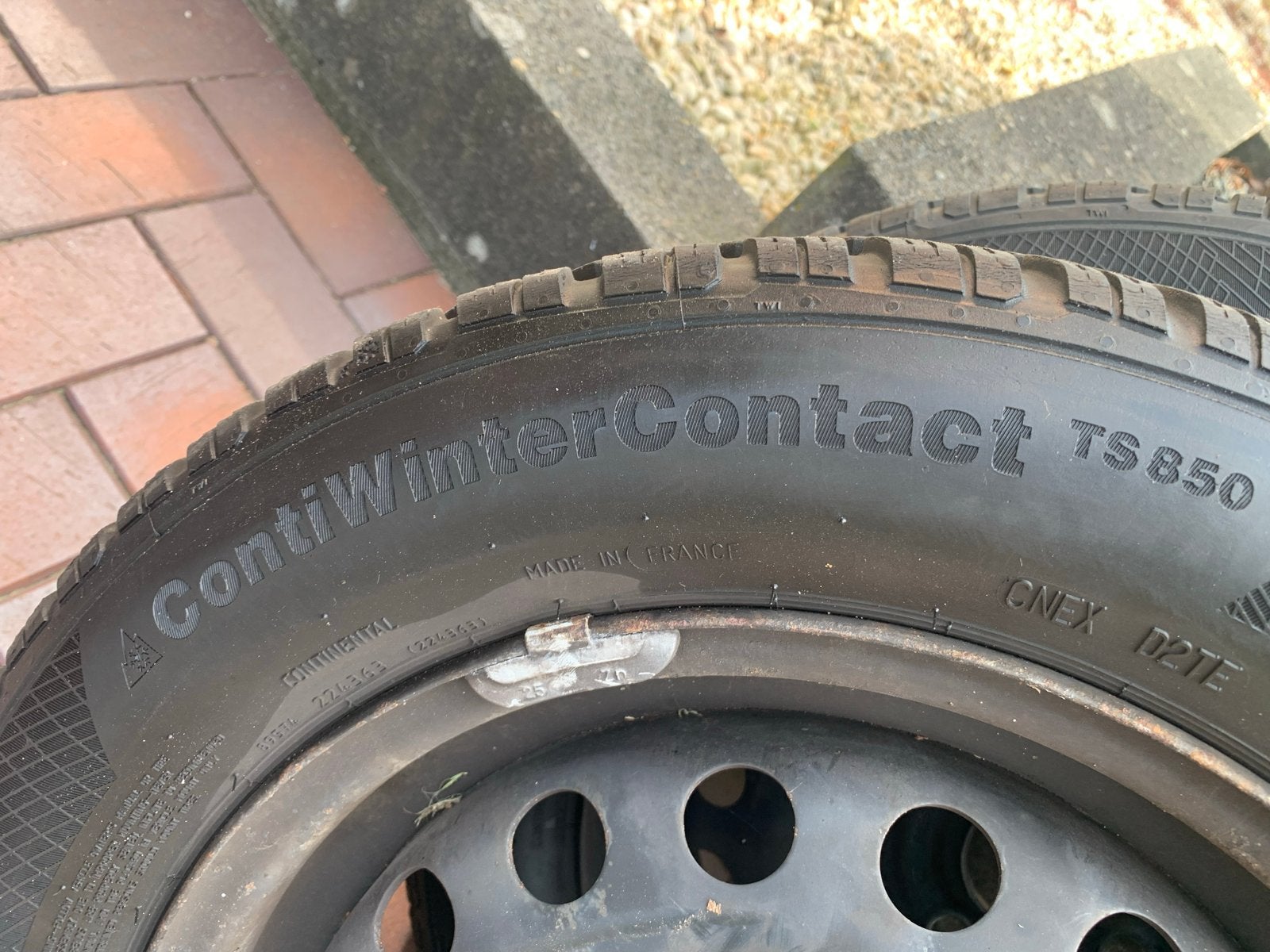 Winterbanden Volkswagen met velg 175/65 R14. Komen van VW Up, Ophalen, 14 inch, Gebruikt, 175 mm