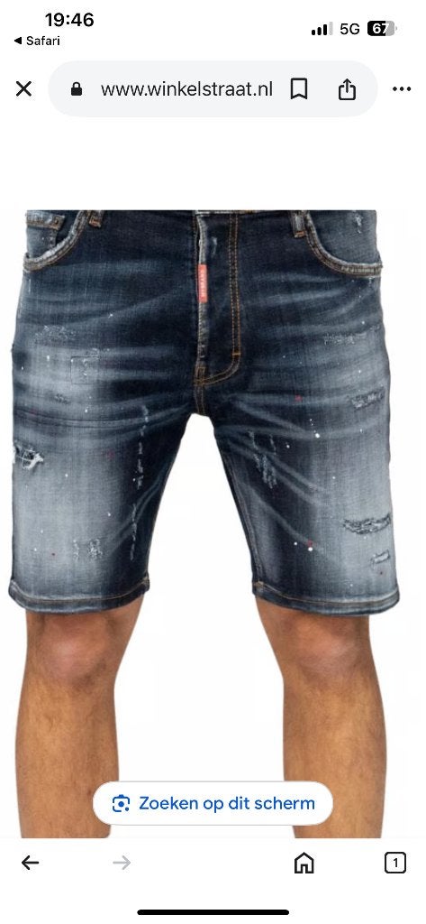 Korte spijkerbroek kinderen maat 164 van My Brand, Jongen, Ophalen, Broek, My Brand