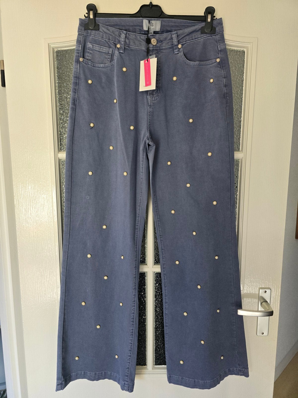 nieuw c&s the label blauw parels M, Ophalen of Verzenden, Nieuw, Blauw, W28 - W29 (confectie 36)