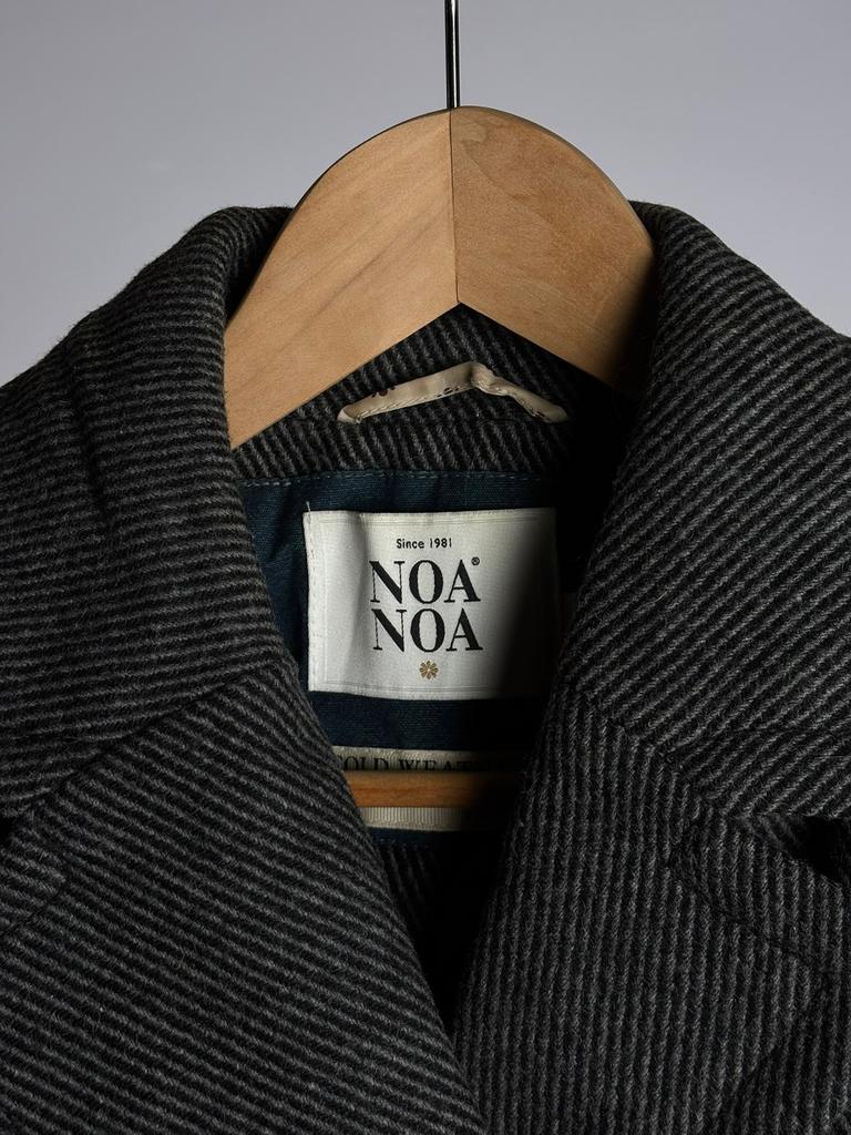 Noa Noa Gestreepte Peacoat - Maat M, Ophalen of Verzenden, Zo goed als nieuw, Maat 36 (S), Grijs