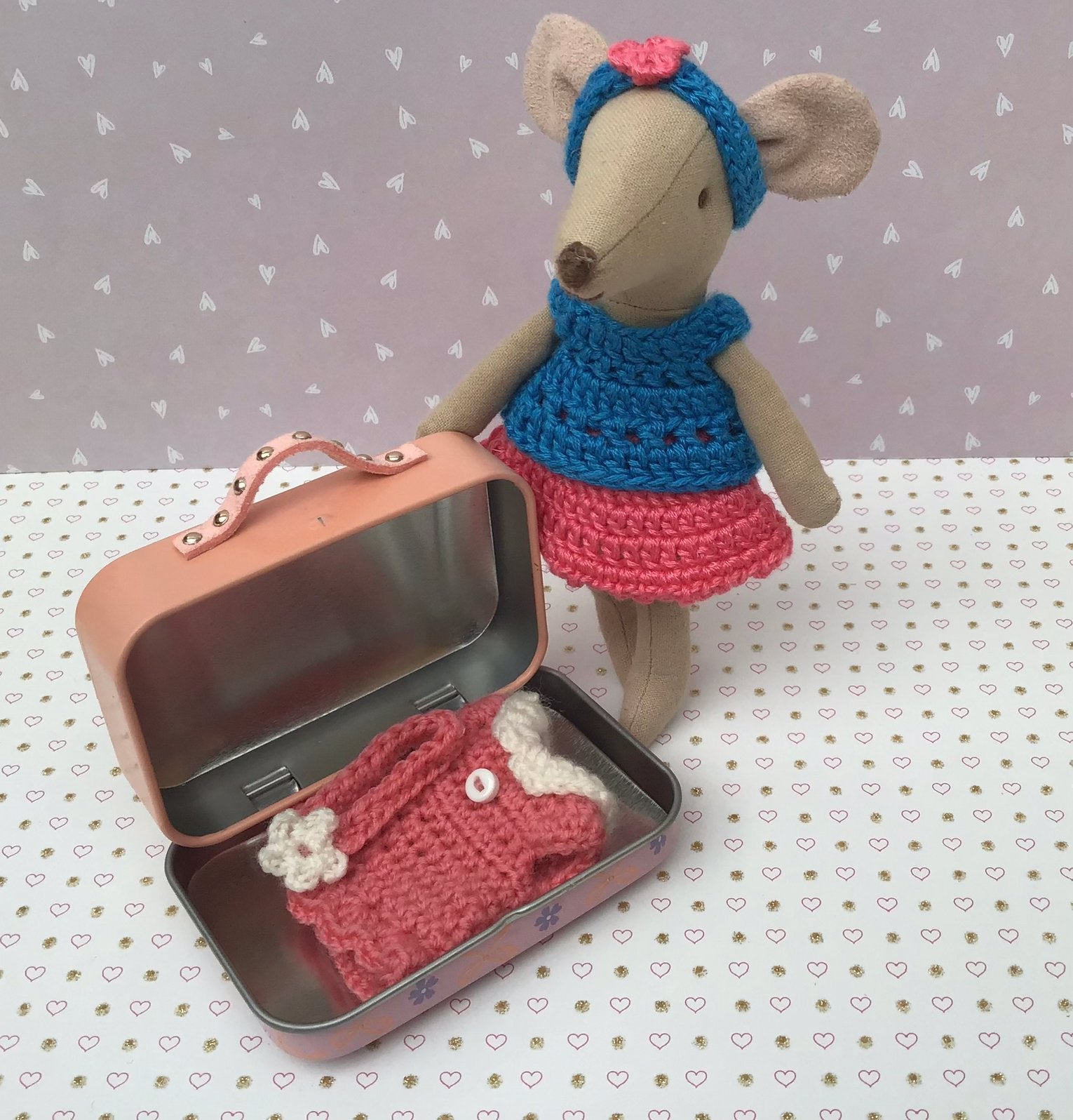 Koffertje met kleding voor Maileg muis, Kinderen en Baby's, Speelgoed | Poppenhuizen, Ophalen of Verzenden, Nieuw