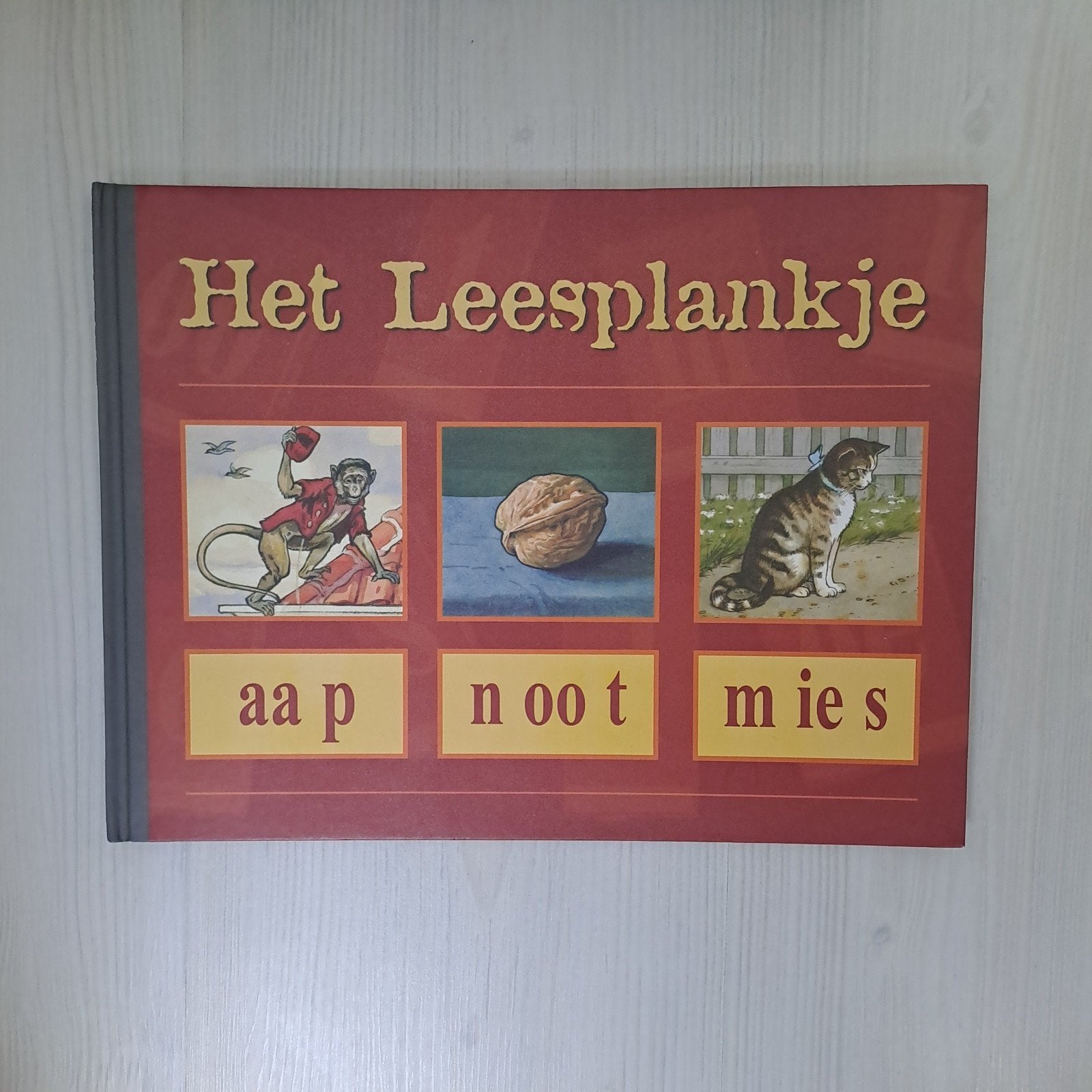 Het Leesplankje: Aap Noot Mies - Klassiek Leerboek, Boeken, Ophalen of Verzenden, Zo goed als nieuw, M.B. Hoogeveen (concept), C. Jetses (illustraties)