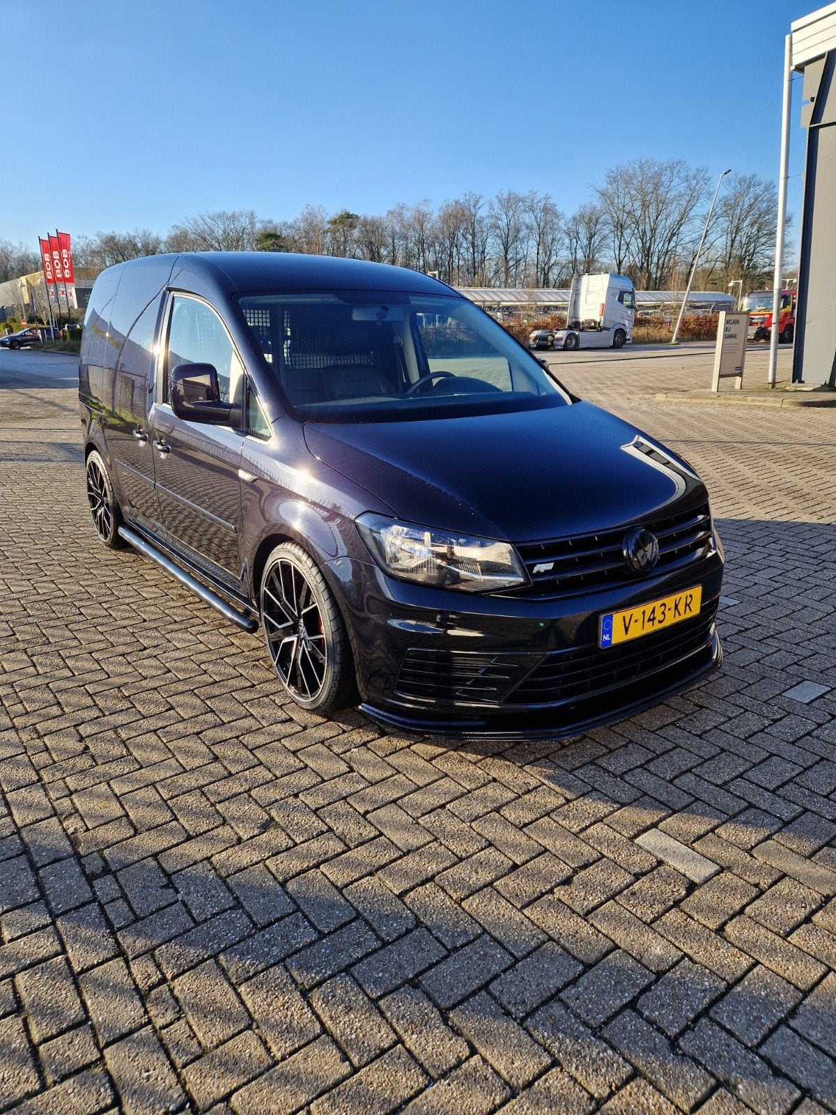 Volkswagen Caddy 2.0 D 185pk 2018, Auto's, 21 km/l, 4 cilinders, Volkswagen, Lederen bekleding