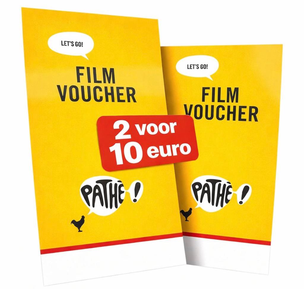 2 Pathé tickets voor €10 HELE WEEK GELDIG, Tickets en Kaartjes, Drie personen of meer, Vrijkaartje alle films