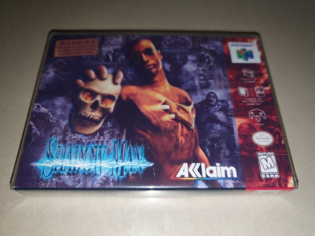 Shadow Man N64 Game Case, Avontuur en Actie, Verzenden, 1 speler, Zo goed als nieuw