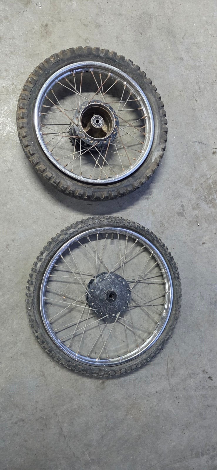 orginele set araya wielen Honda mt5 mt8, Ophalen of Verzenden, Zo goed als nieuw, Overige typen, Honda mt mtx mb mtx mb mbx nsr ns1