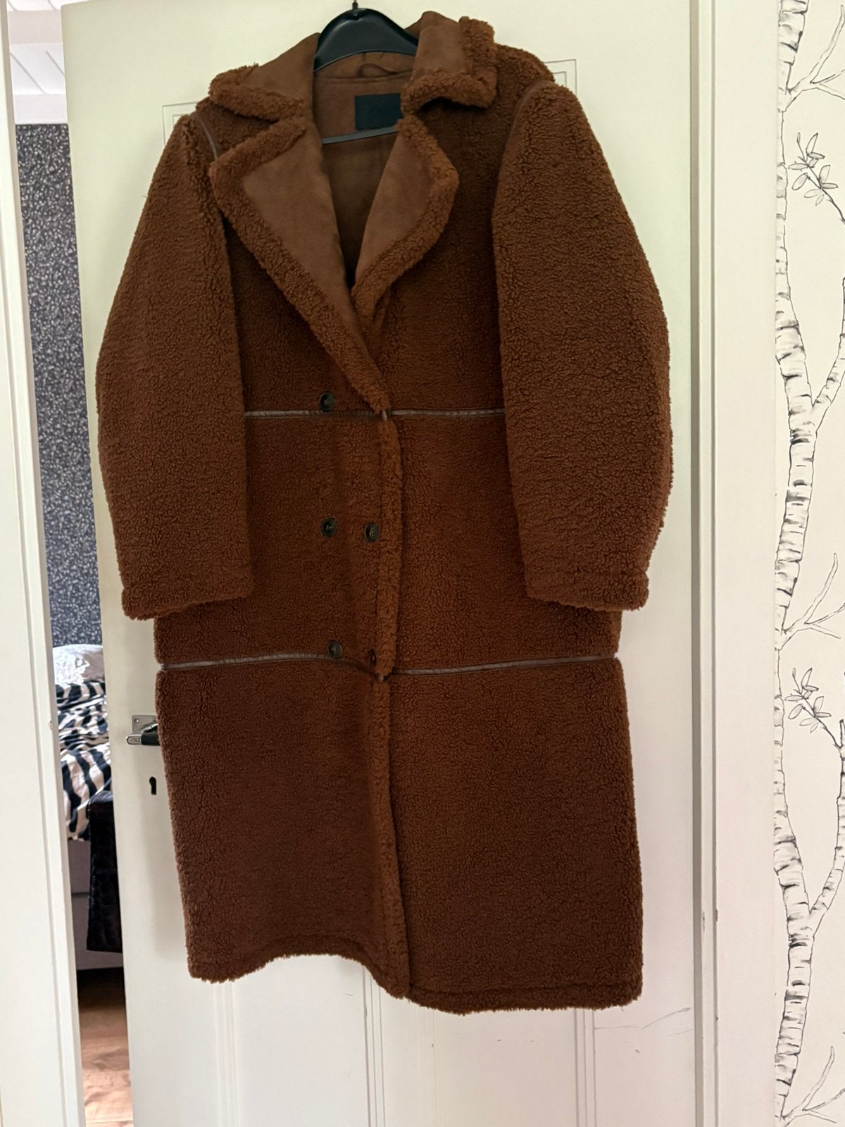 Superleuke donkerbruine teddy winterjas, Kleding | Dames, Jassen | Winter, Ophalen of Verzenden, Zo goed als nieuw, Maat 46/48 (XL) of groter