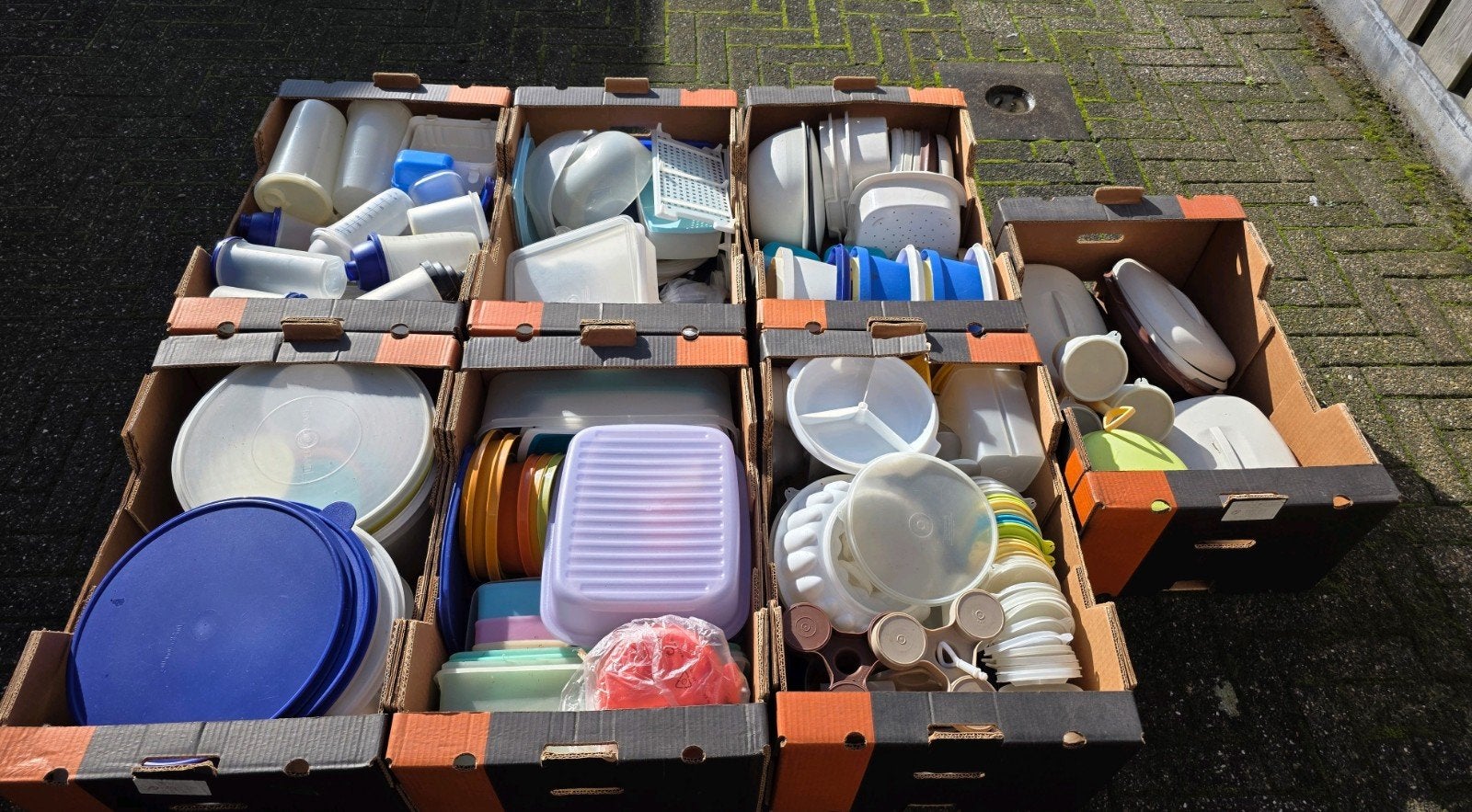 TUPPERWARE enorme partij, Ophalen, Gebruikt, Overige typen