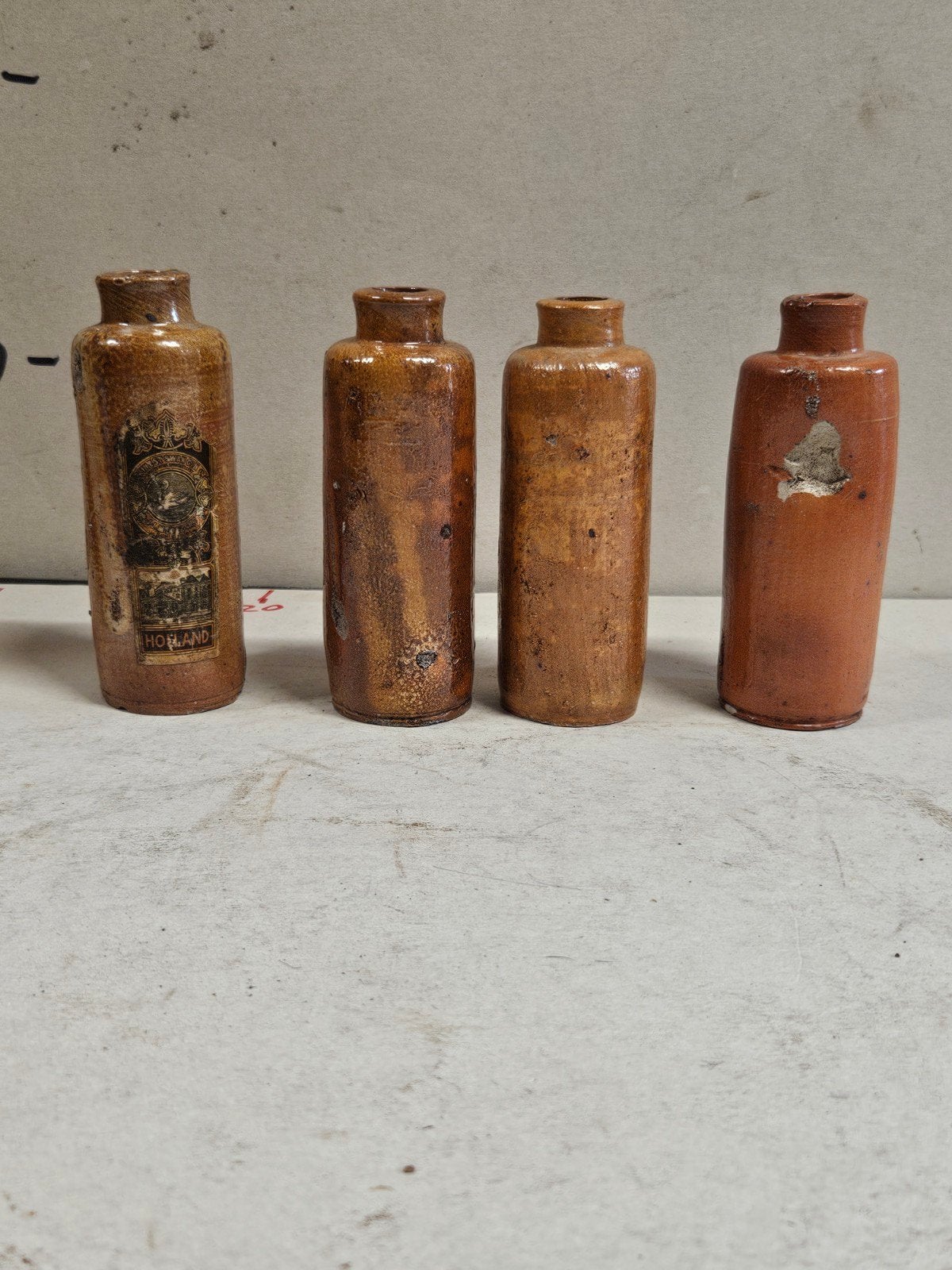 Antieke Nederlandse Steengoed Kruik - Jenever/Mineraalwater, Ophalen of Verzenden