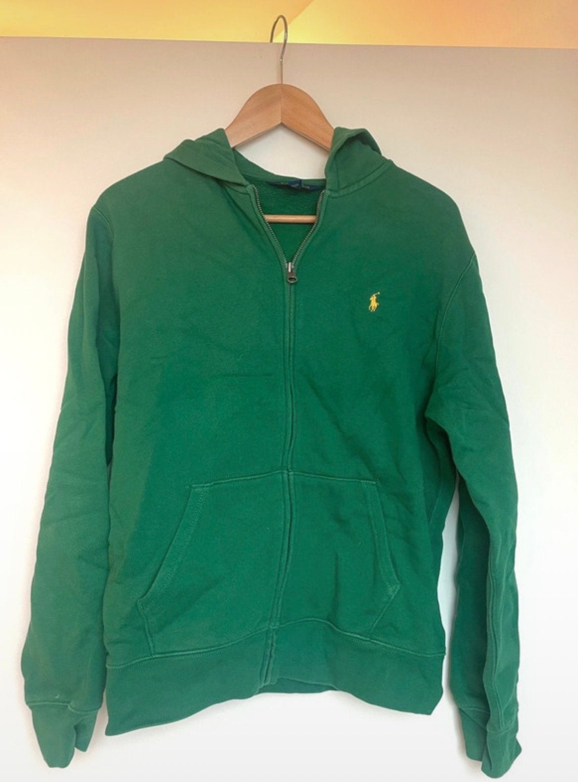 Polo Ralph Lauren hoodie groen maat XL (18-20), Ophalen of Verzenden, Zo goed als nieuw, Maat 36 (S), Groen