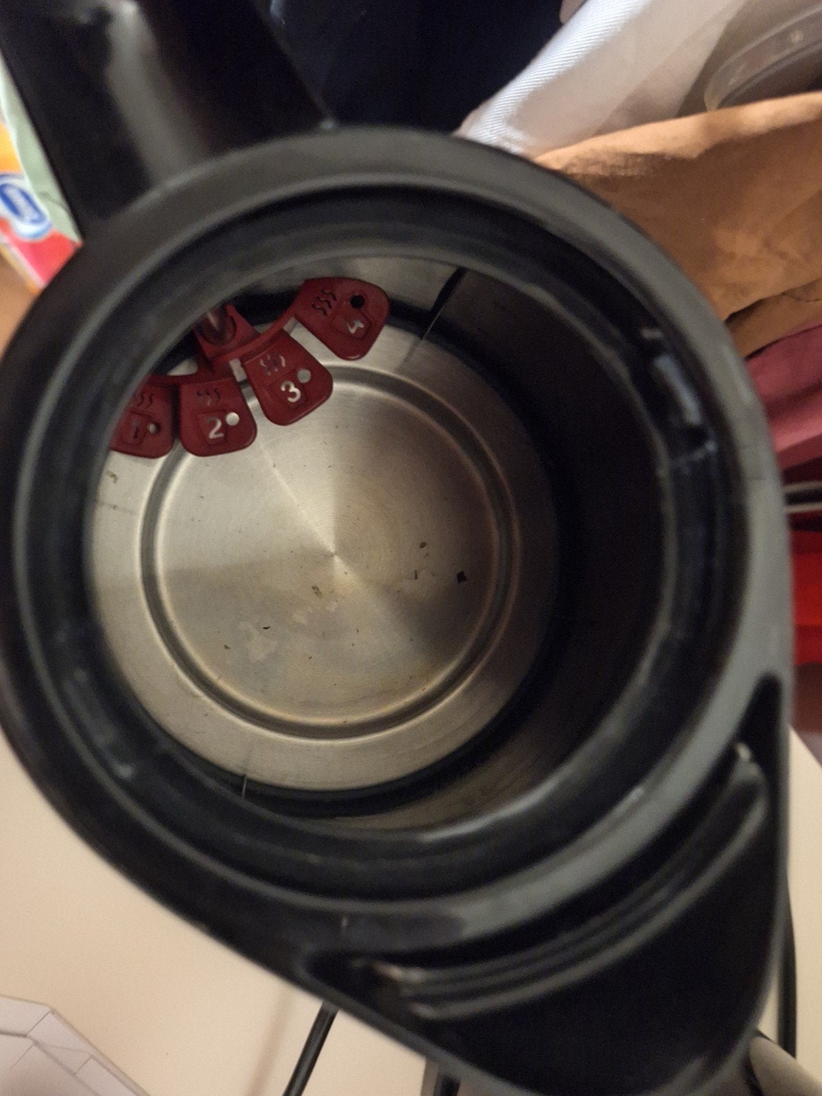 tefal kettle, 1 tot 2 liter, Ophalen of Verzenden, Gebruikt