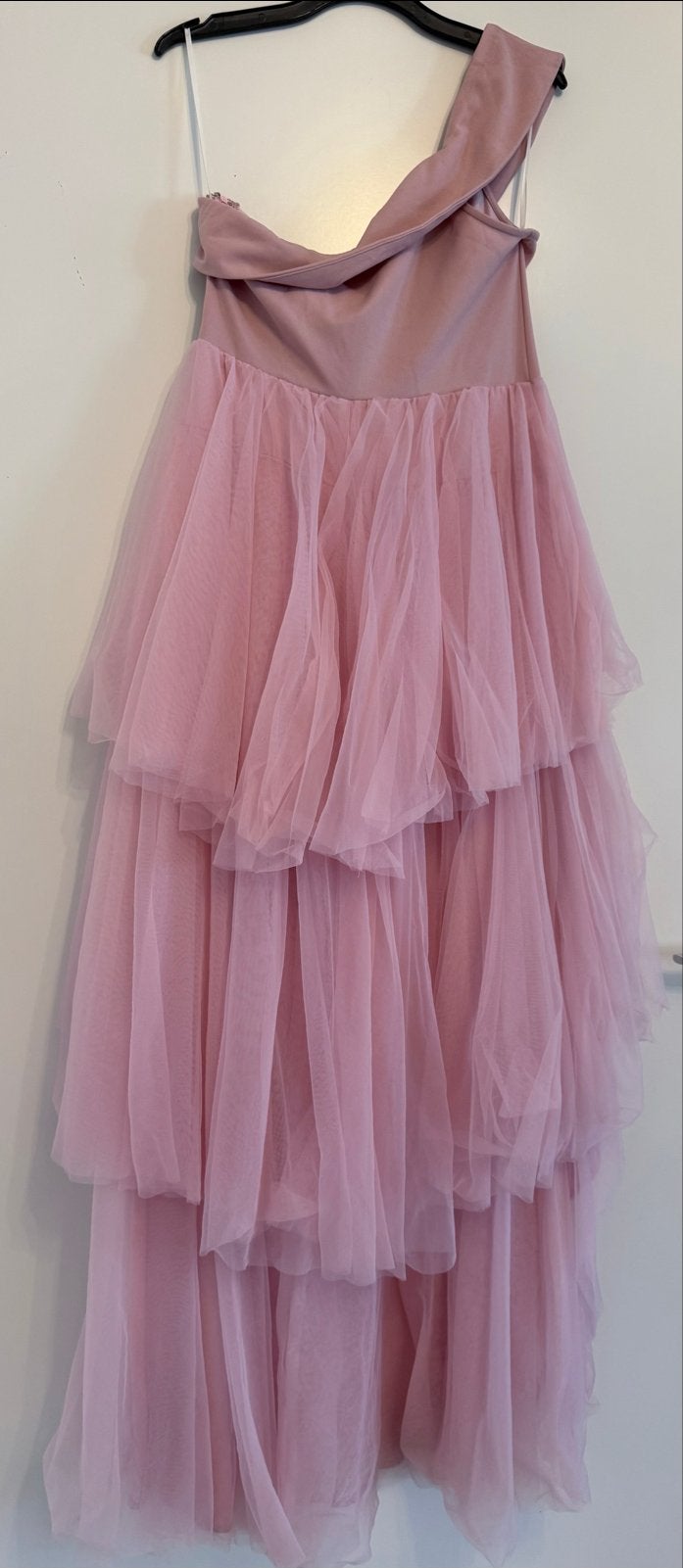 Elegante Roze Feestjurk / Avondjurk - Maat M👗, Kleding | Dames, Zo goed als nieuw, Roze, Onder de knie, Ophalen