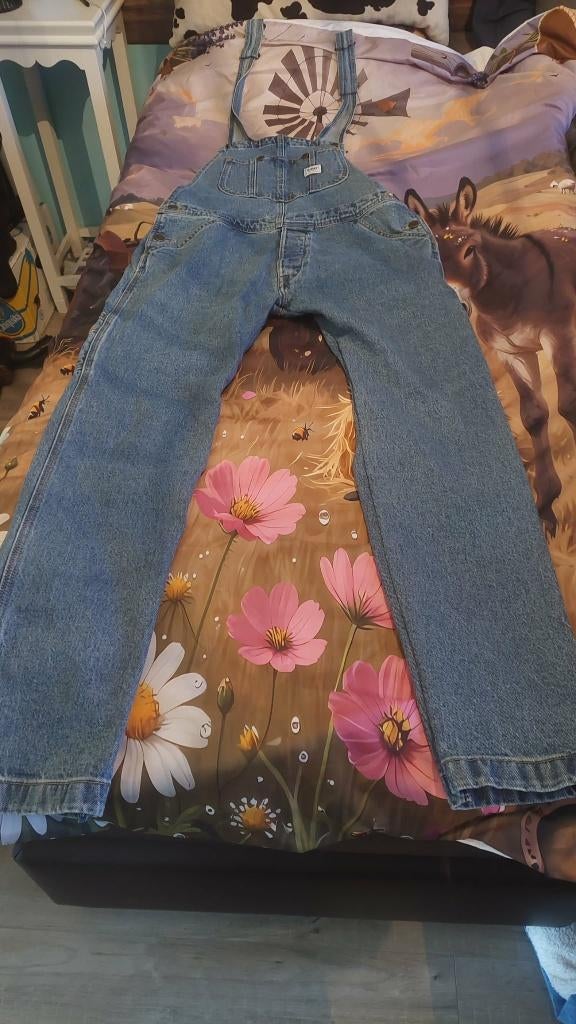 Heren tuinbroek Lee nieuw, Ophalen of Verzenden, Nieuw, Blauw, Overige jeansmaten