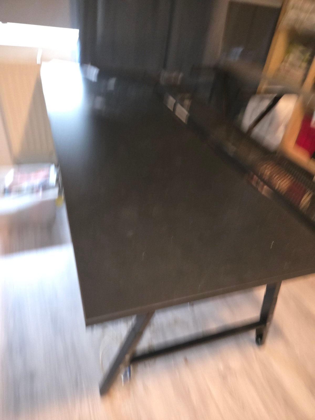 Gaming bureau, Ophalen, Zwart, 160 cm, Zo goed als nieuw