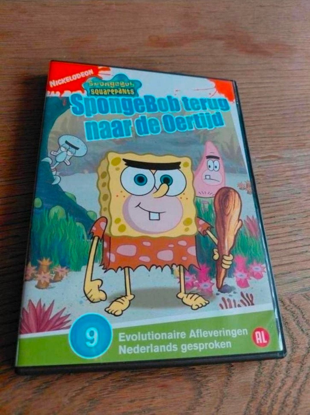 Spongebob Squarepants terug naar de oertijd dvd. Nickelodeon, Europees, Gebruikt, Tekenfilm, Alle leeftijden