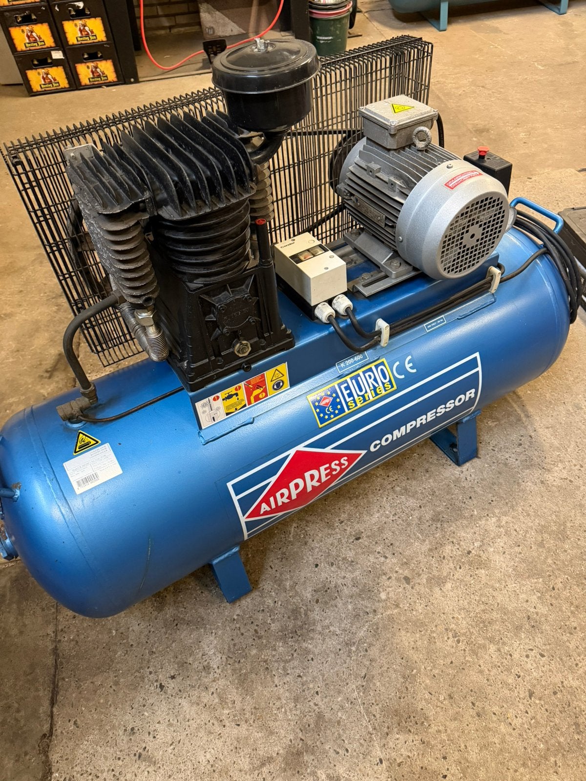 Airpress compressor k200-600, Ophalen, Gebruikt, 400 tot 800 liter/min, 10 bar of meer