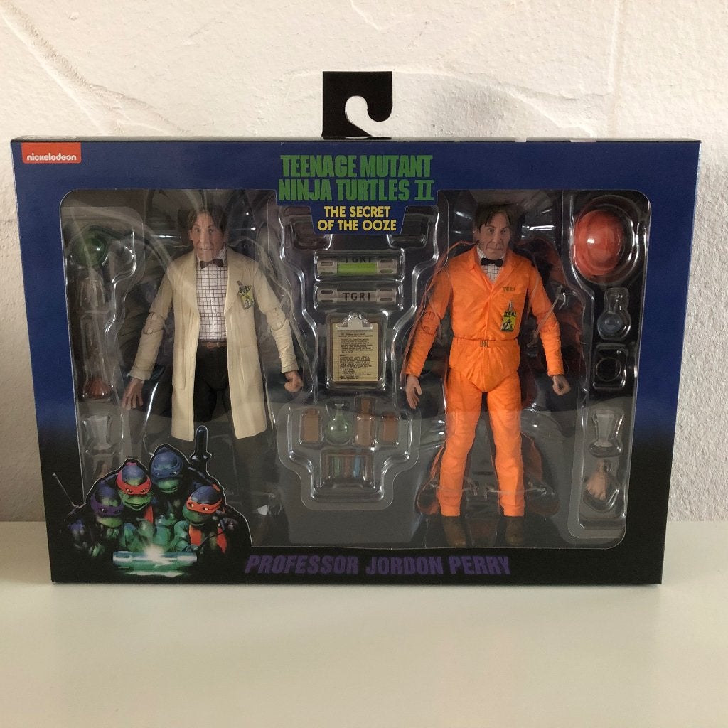 NECA TEENAGE MUTANT NINJA TURTLES PROFESSOR JORDON PERRY, Ophalen of Verzenden, Nieuw