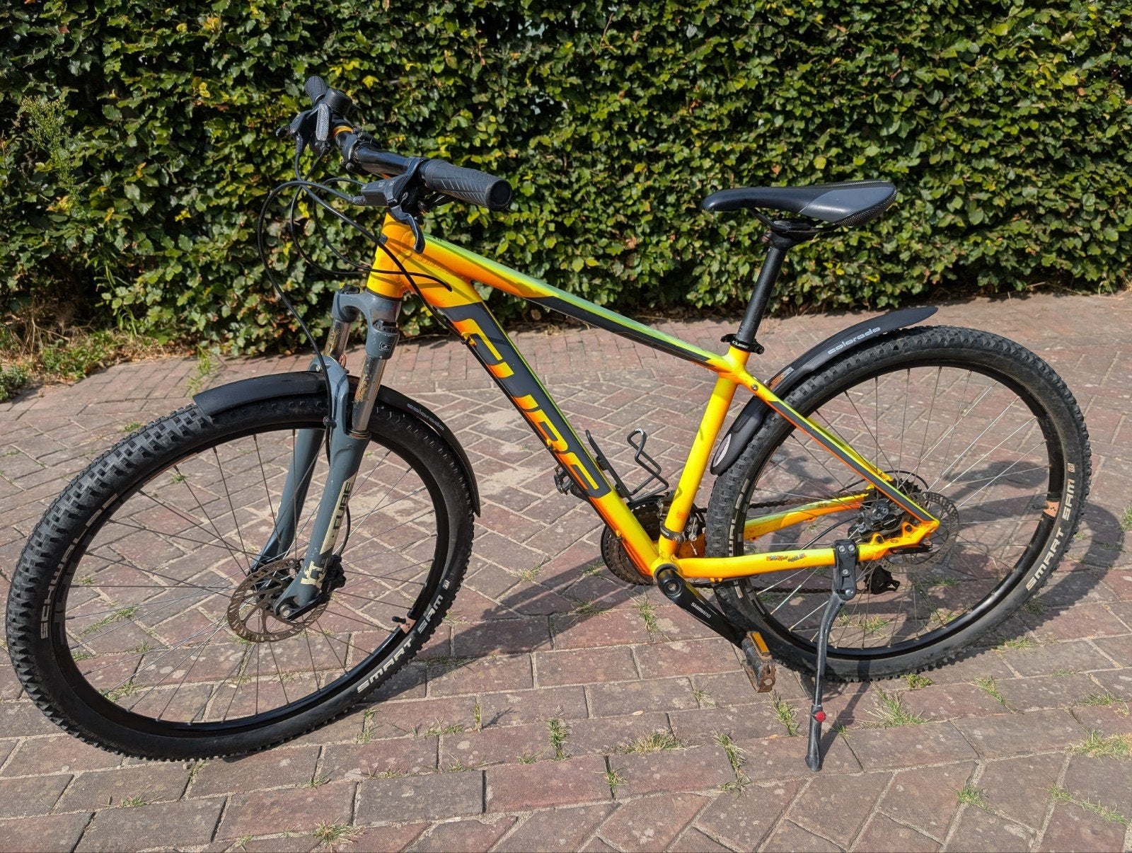Cube AIM Pro 27,5 inch mountainbike - Maat 16 - Oranje, Ophalen, Gebruikt, Schijfrem, Overige merken