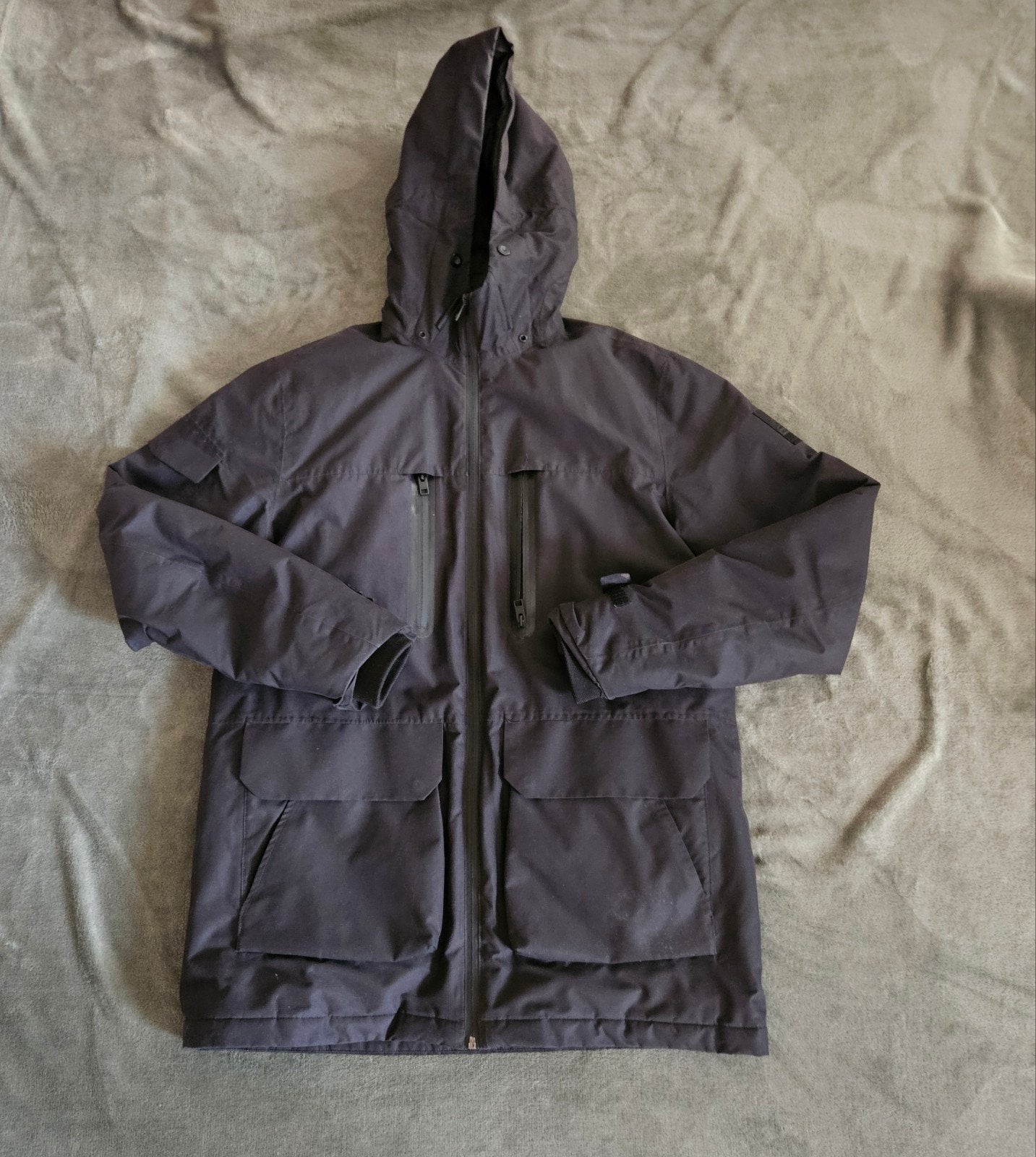 Jack and Jones Core Parka, Kleding | Heren, Jassen | Winter, Maat 48/50 (M), Zwart, Ophalen of Verzenden, Gedragen