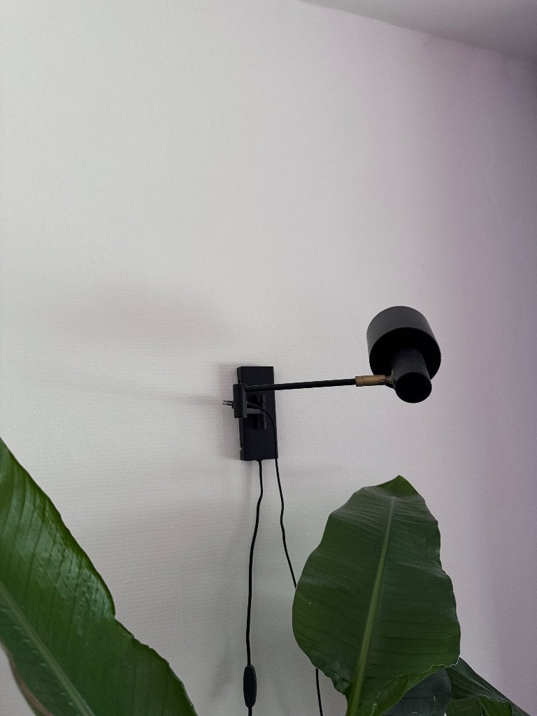 2 zwarte wandlampen, Ophalen