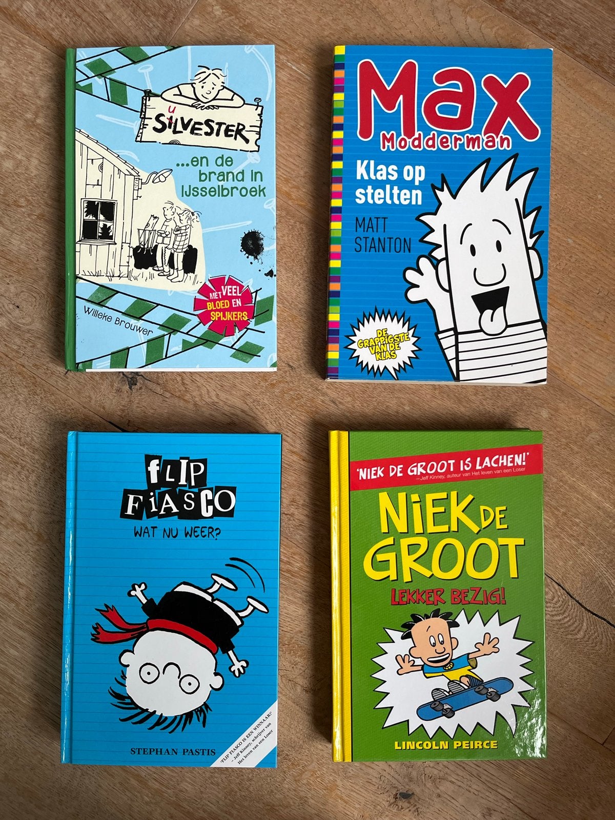 Kinderboeken: Silvester, Max Modderman, Flip Fiasco, Niek de, Ophalen of Verzenden, Zo goed als nieuw, Fictie