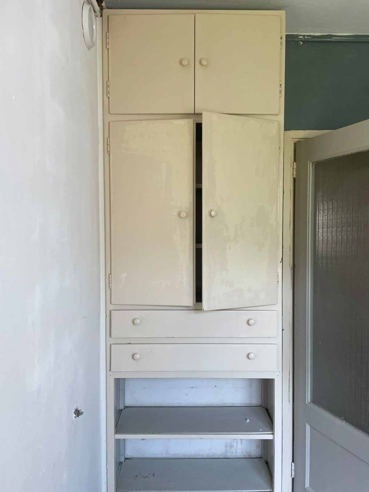oude vintage keukenkast / voorraadkast, Huis en Inrichting, Ophalen, Gebruikt, 200 cm of meer, 50 tot 100 cm