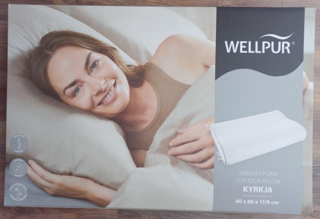 KYRKJA (NIEUW IN VERPAKKING) Traagschuim kussen 40x60x11cm, Eenpersoons, Wit, Nieuw, Ophalen of Verzenden