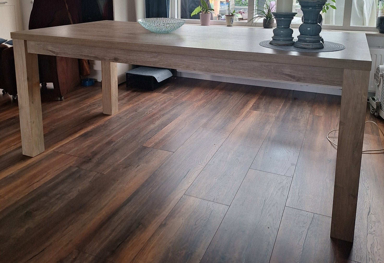 Eettafel, Huis en Inrichting, Tafels | Eettafels, Ophalen, Rechthoekig, 150 tot 200 cm, 50 tot 100 cm