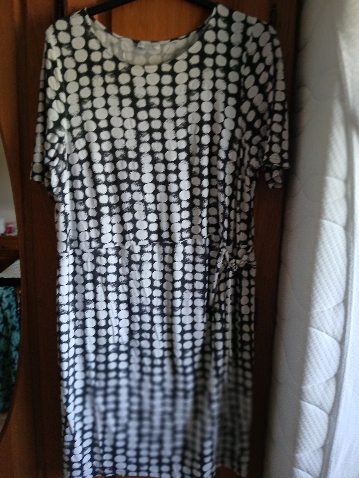 Een gedragen Erfo jurk in maat 46., Ophalen, Meerkleurig, Erfo, Maat 46/48 (XL) of groter