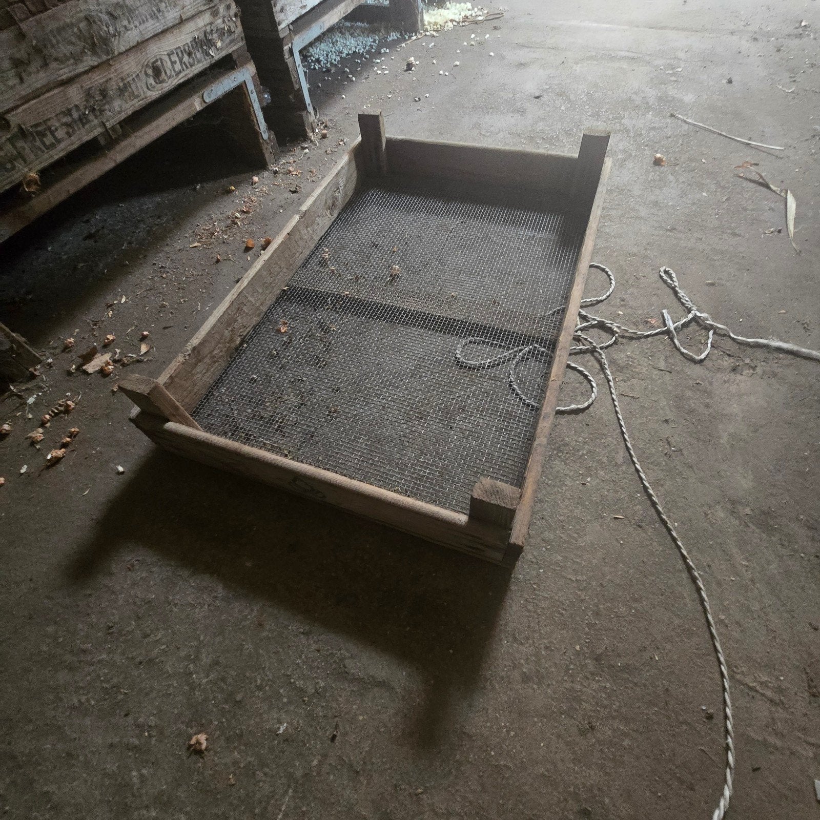 Gote partij bloembakken, Ophalen of Verzenden, Rechthoekig, Hout, Balkon