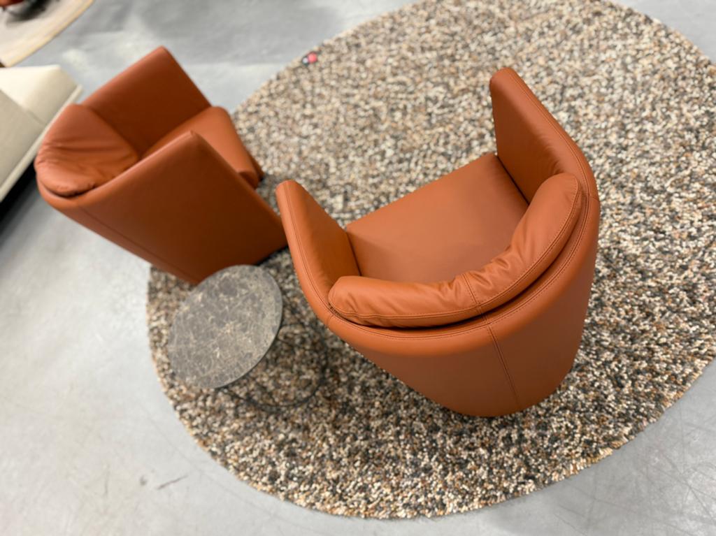 2 Nieuw Leolux Suva Fauteuils Wapiti Hawk leer design stoel, Huis en Inrichting, Fauteuils, Leolux, Nieuw, Ophalen of Verzenden