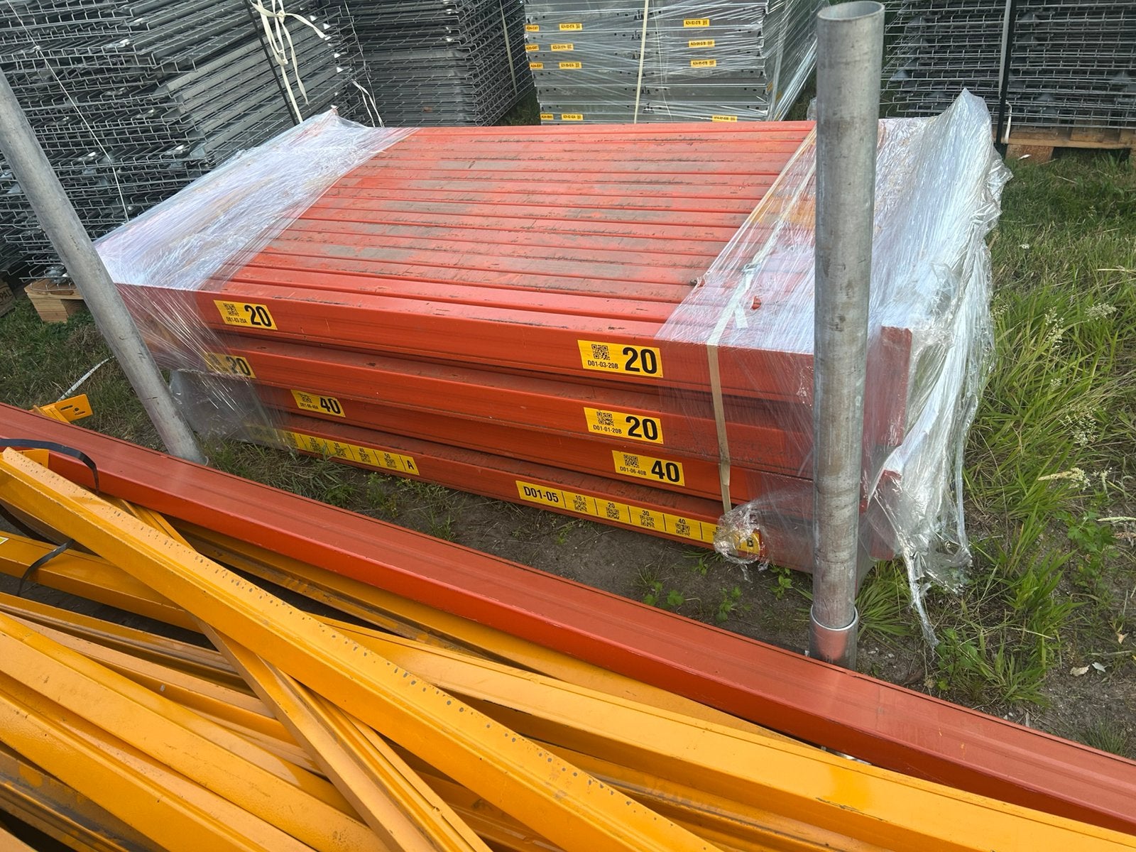 Goedkope mecalux liggers stelling, Ophalen of Verzenden, Gebruikt, Hout