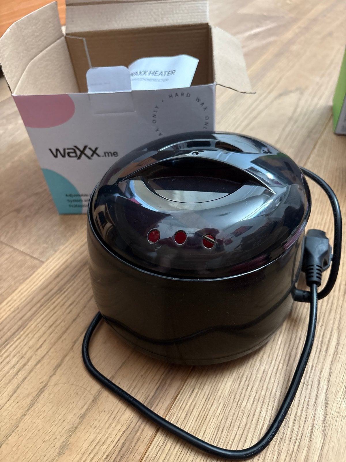 Waxx.me Wax Heater Set - Compleet voor Thuis Waxen, Ophalen of Verzenden, Zo goed als nieuw, Scheren en Epileren