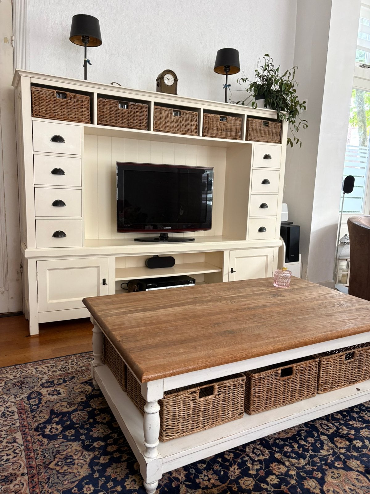 Tv meubel en salontafel, Ophalen, Gebruikt, 150 tot 200 cm, Minder dan 100 cm